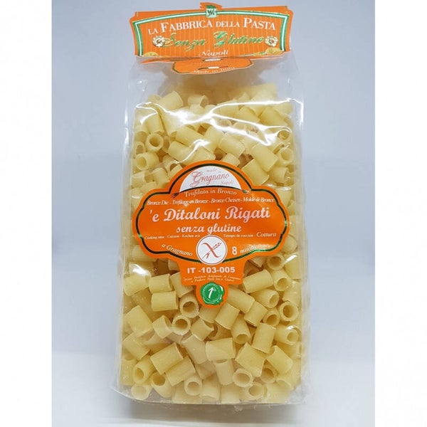 Ditaloni rigati di Gragnano senza glutine 500gr