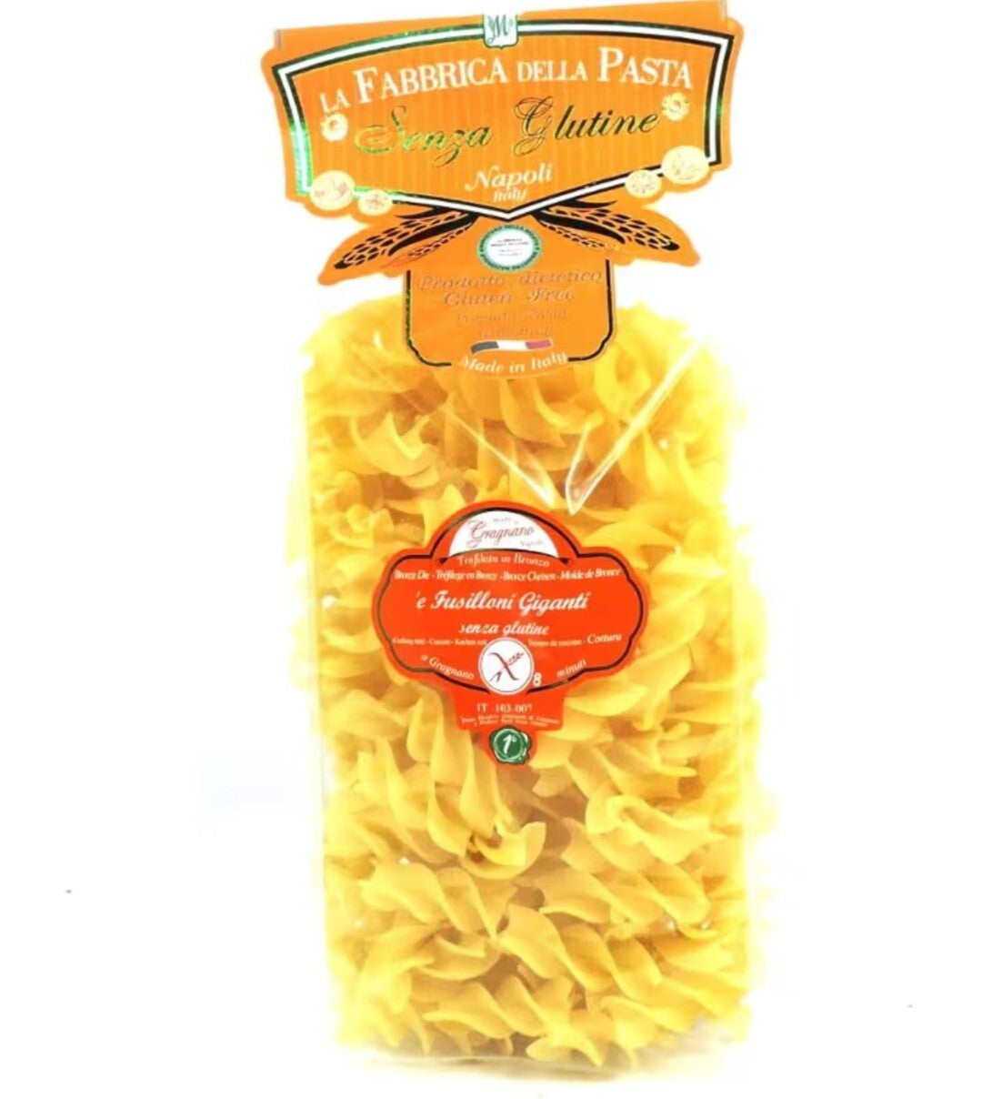 La Fabbrica Della Pasta Di Gragnano Fusilloni Senza Glutine 500g