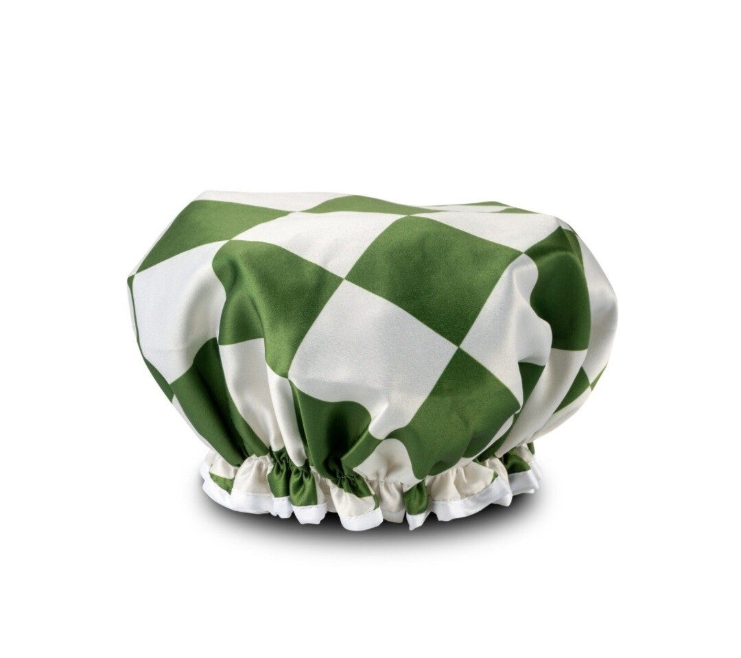 Manor Road shower cap green