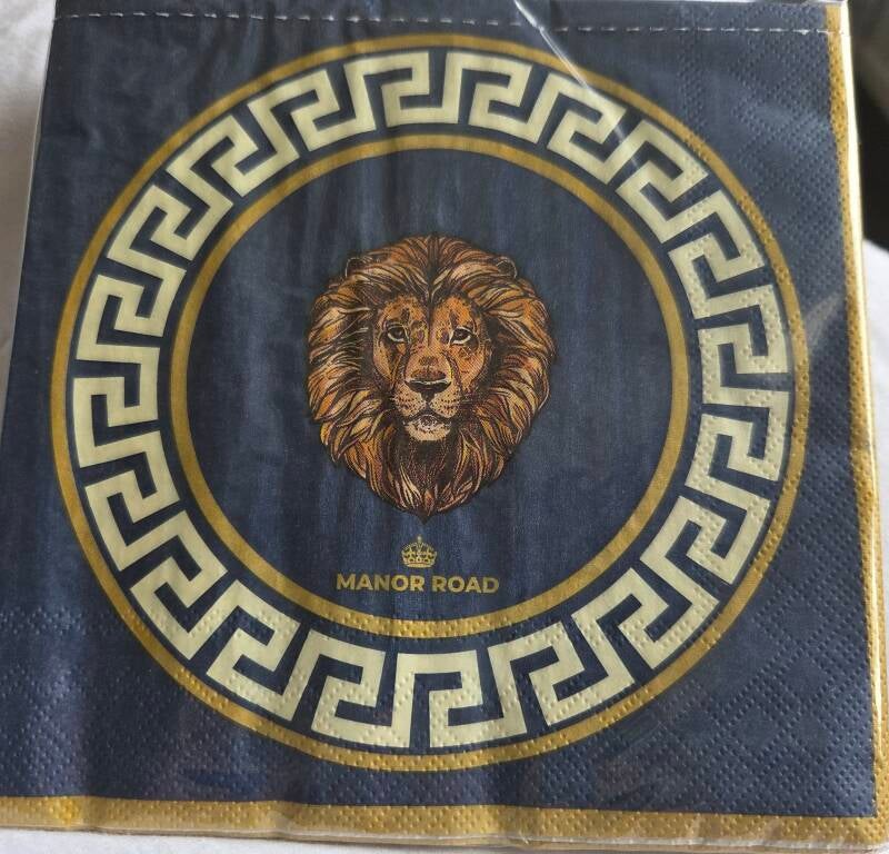 Manor Road Rustic serviettes vitalo Lunch Napkins