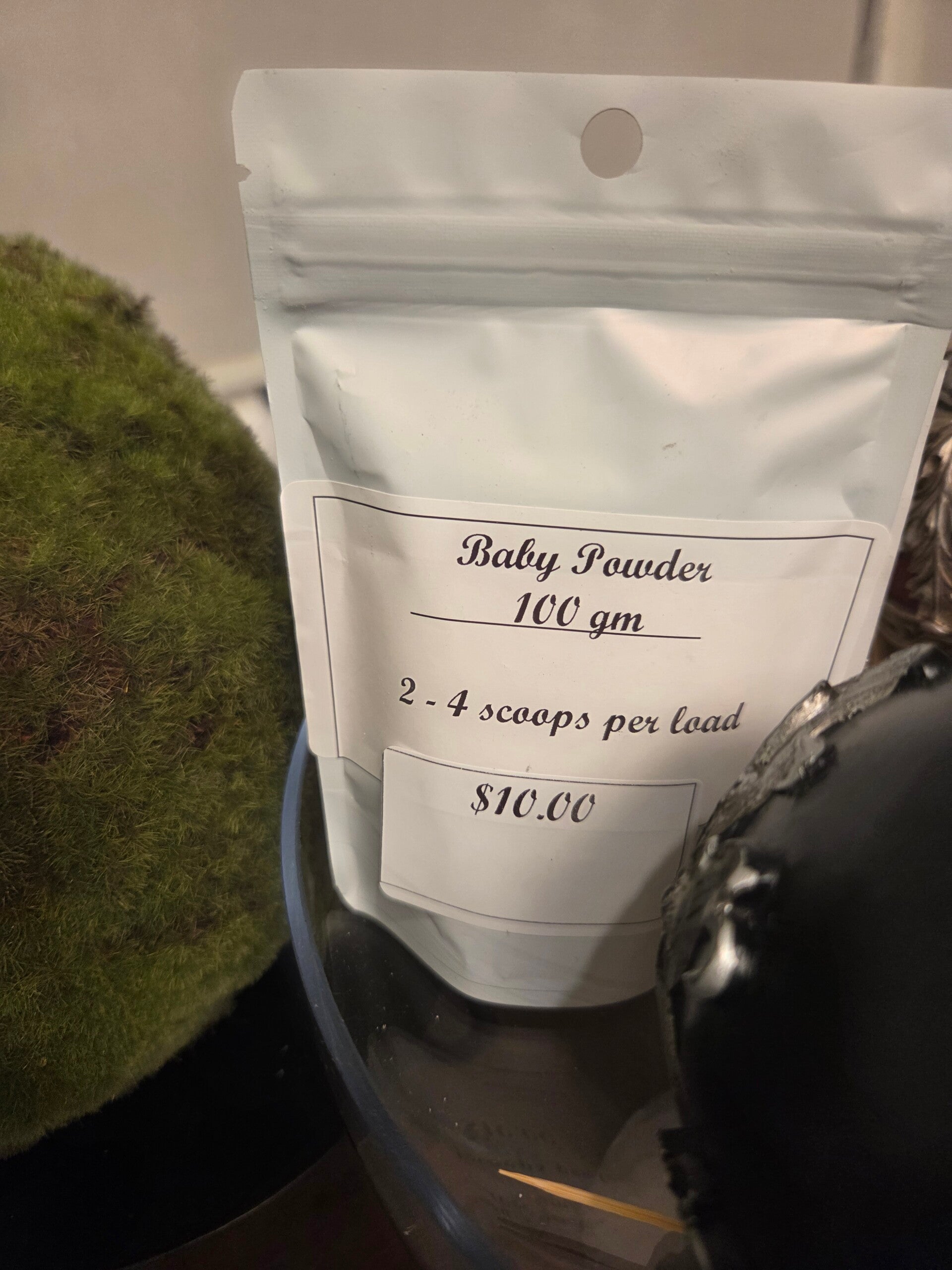 Z&Z baby powder 100gm sample. washing powder