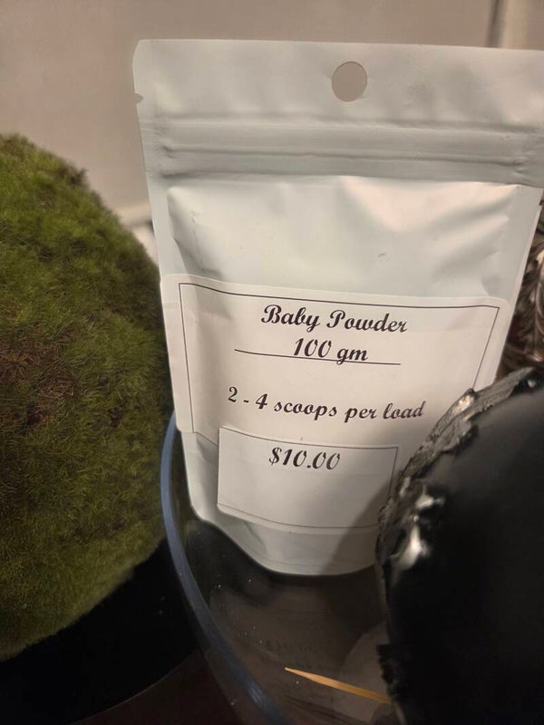 Z&Z baby powder 100gm sample. washing powder