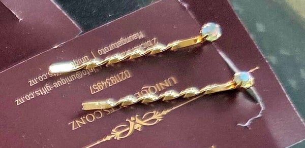 Decorative hair pins clips