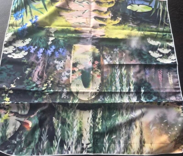 Silk scarf girls 50cm