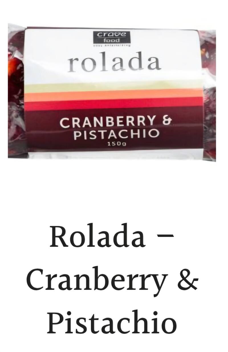 Rolada – Cranberry & Pistachio
