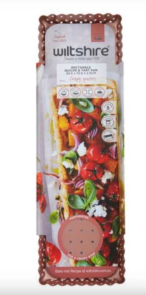 Wiltshire quiche Oblong tray