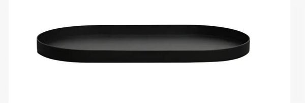 Studio Felix Oblong black tray 48cm