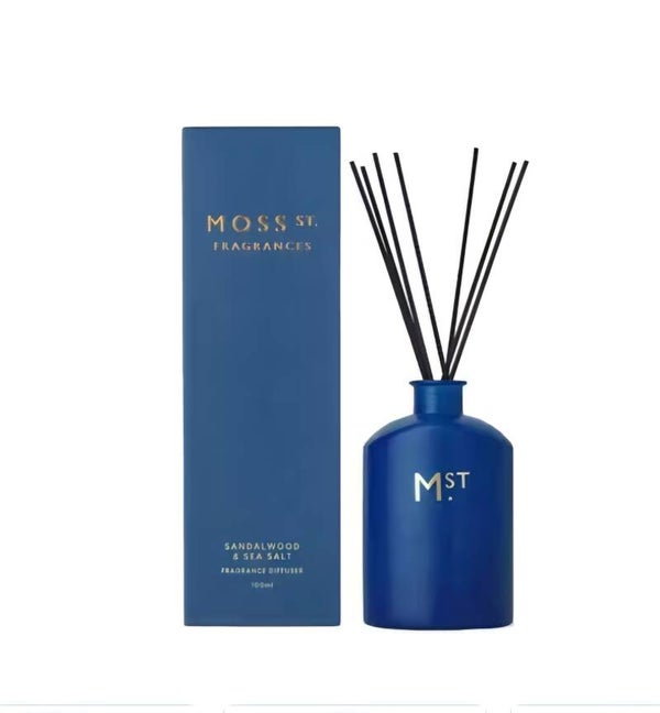 Moss st diffuser sandle wood and seasalt 100mls