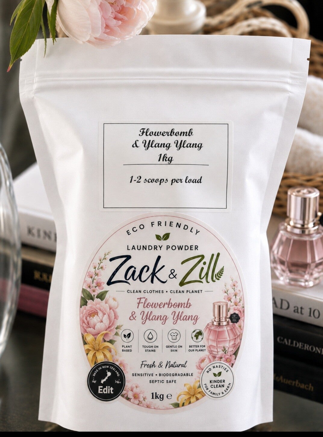 Z&Z  flowerbomb & Ylang Ylang washing crystals 1 kg