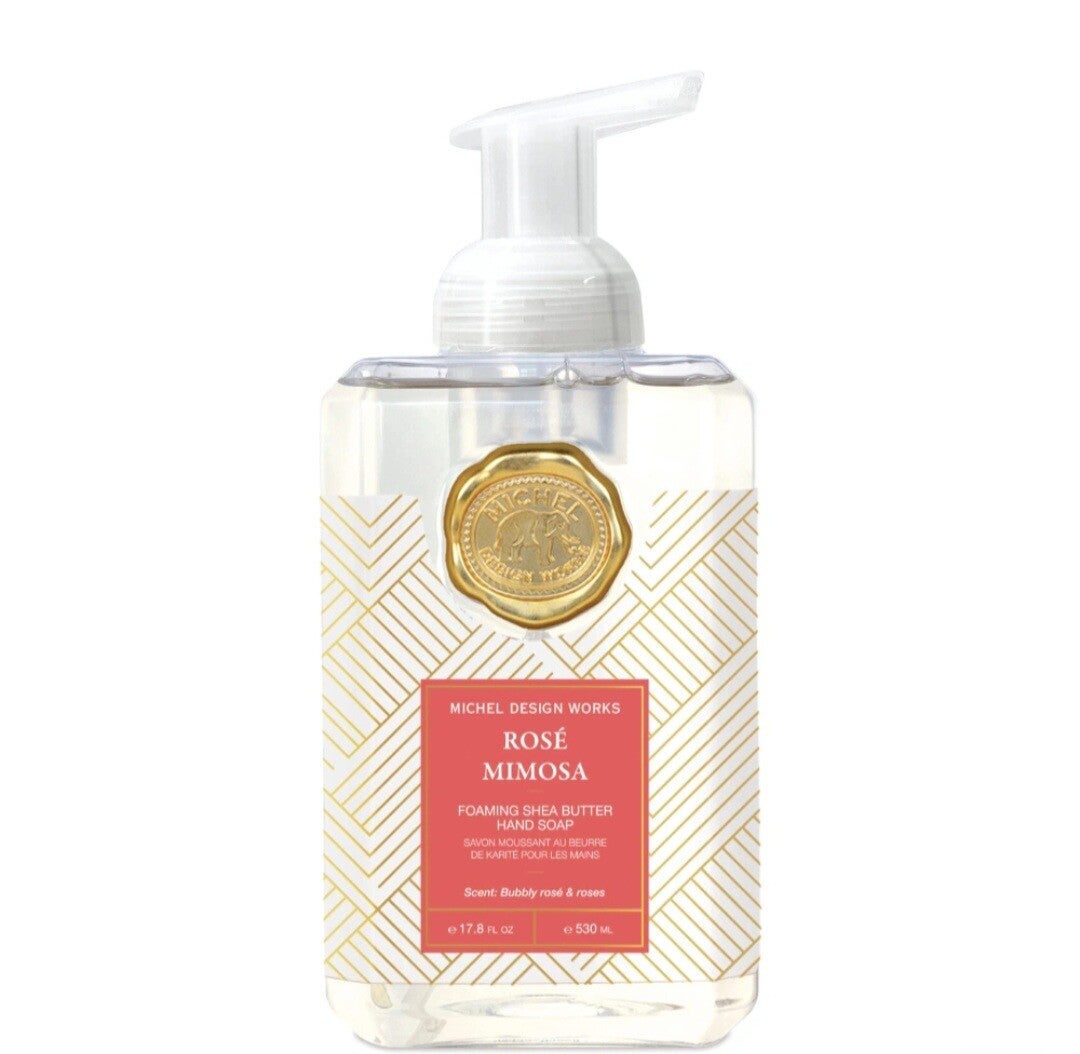 Michel design works foam hand wash rose mimosa