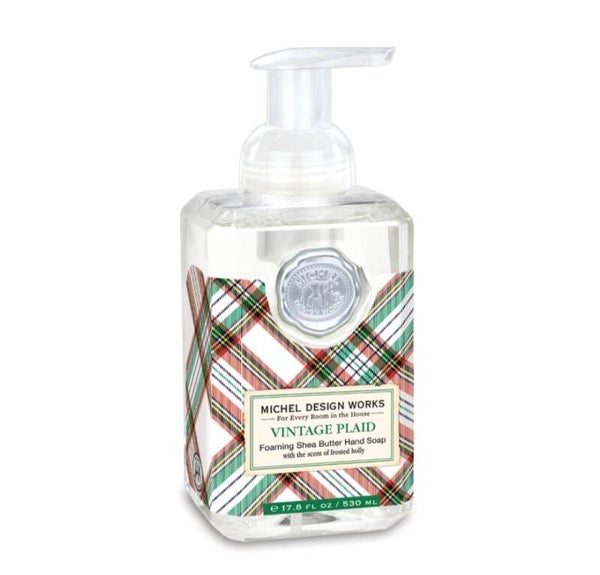 Michel design works foam hand wash vintage plaid