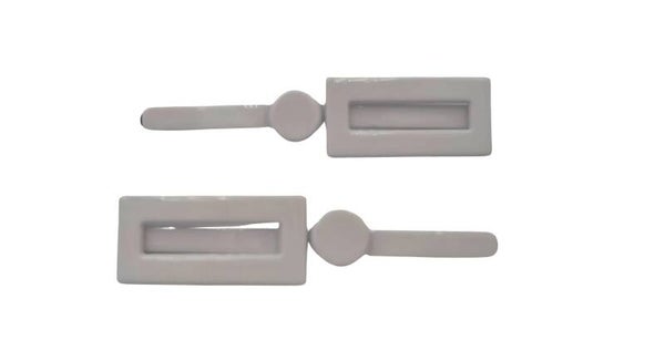 Panache Mandy slide clips white