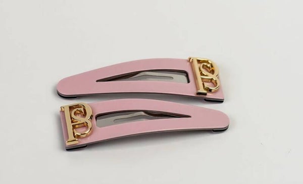 Panache Penelope snap clips pink