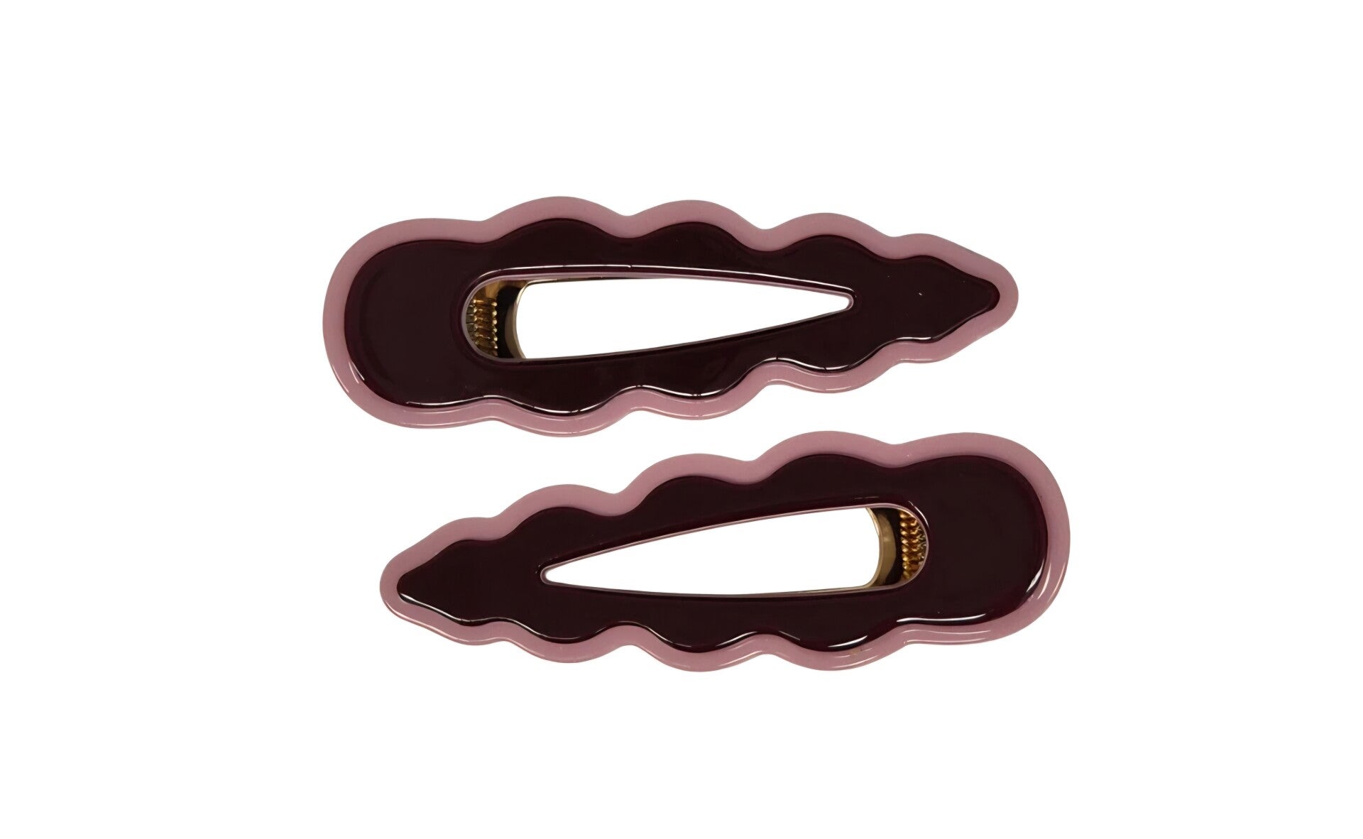 Panache cassia aĺligator clips burgundy