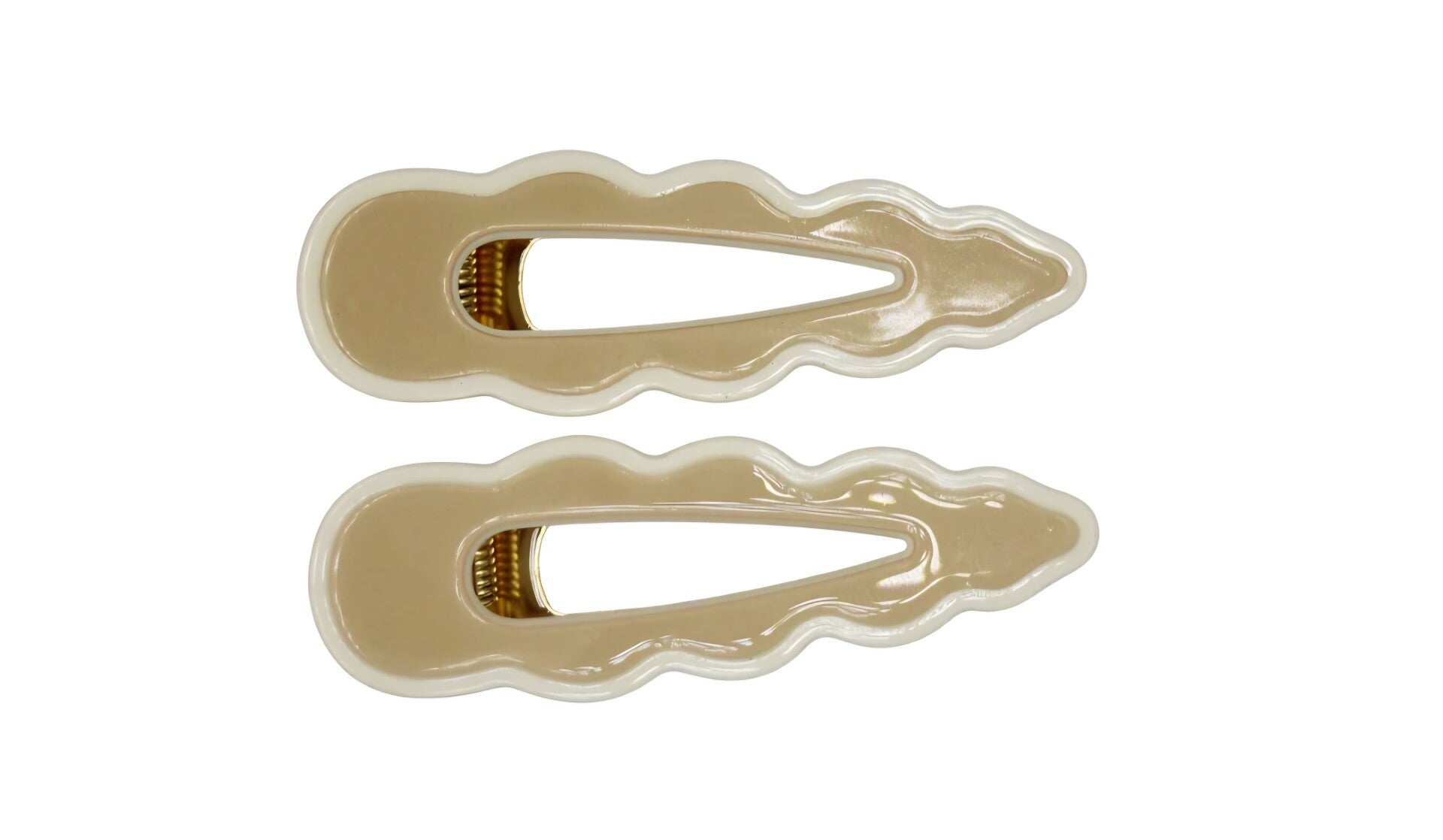 Panache cassia aĺligator clips beige