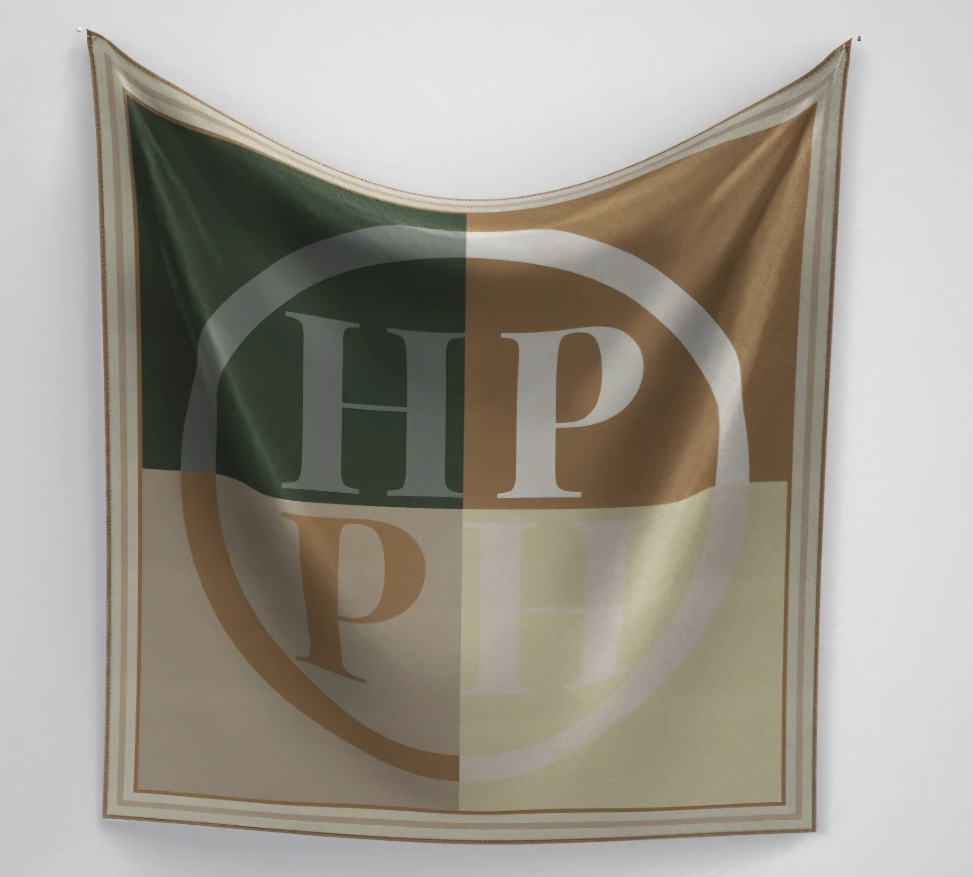Panache scarf ph colourblock olive