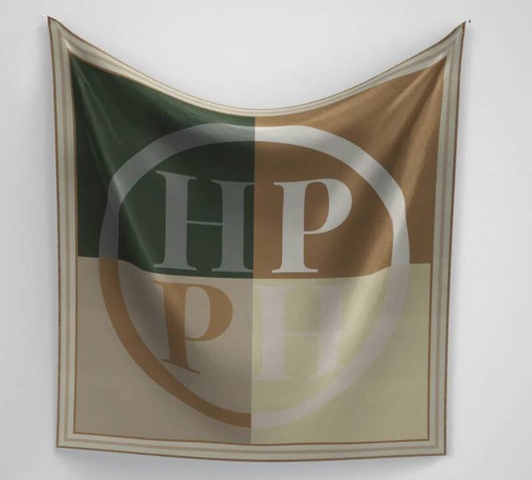Panache scarf ph colourblock olive