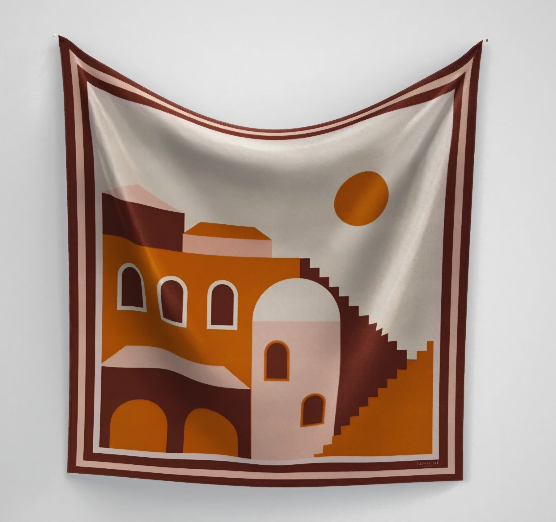 Panache scarf abstract day