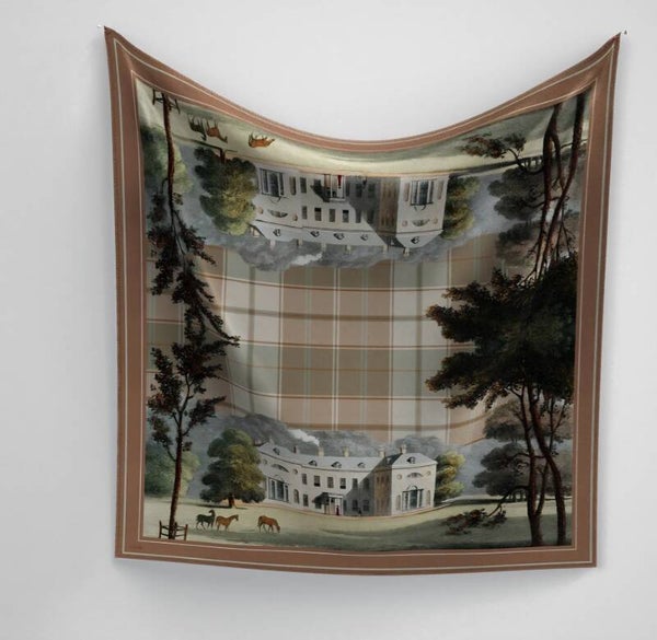Panache scarf highland cottage