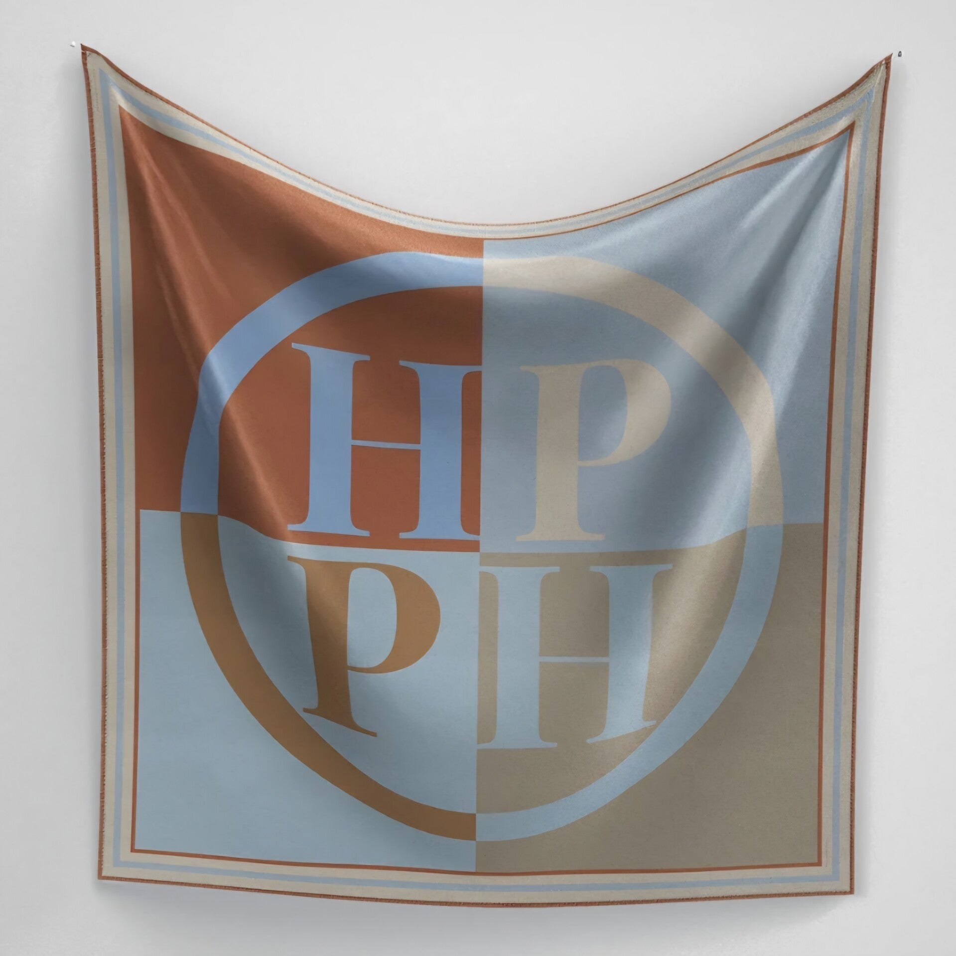 Panache scarf ph colourblock beige