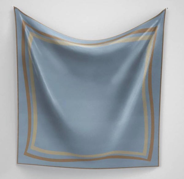 Panache scarf classique border lilac