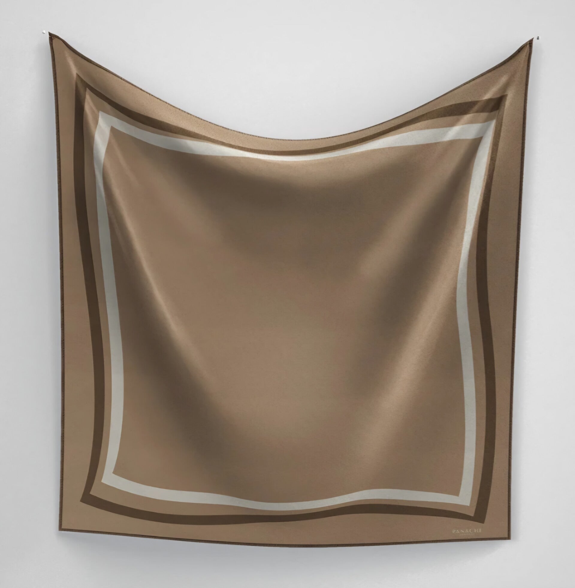 Panache scarf classique border lilac