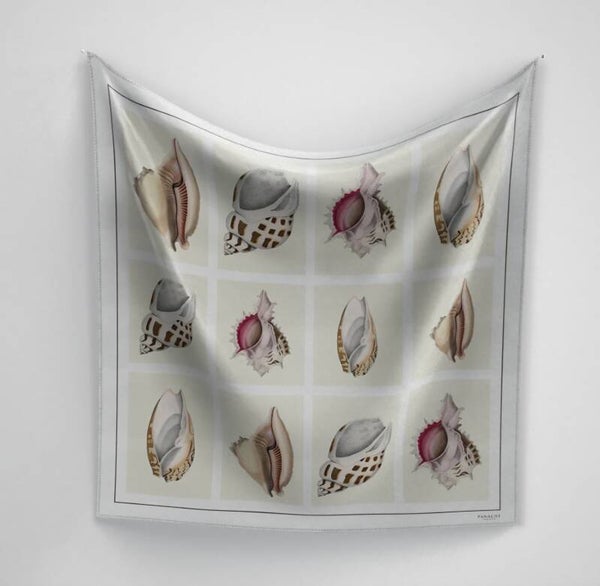 Panache scarf seashells