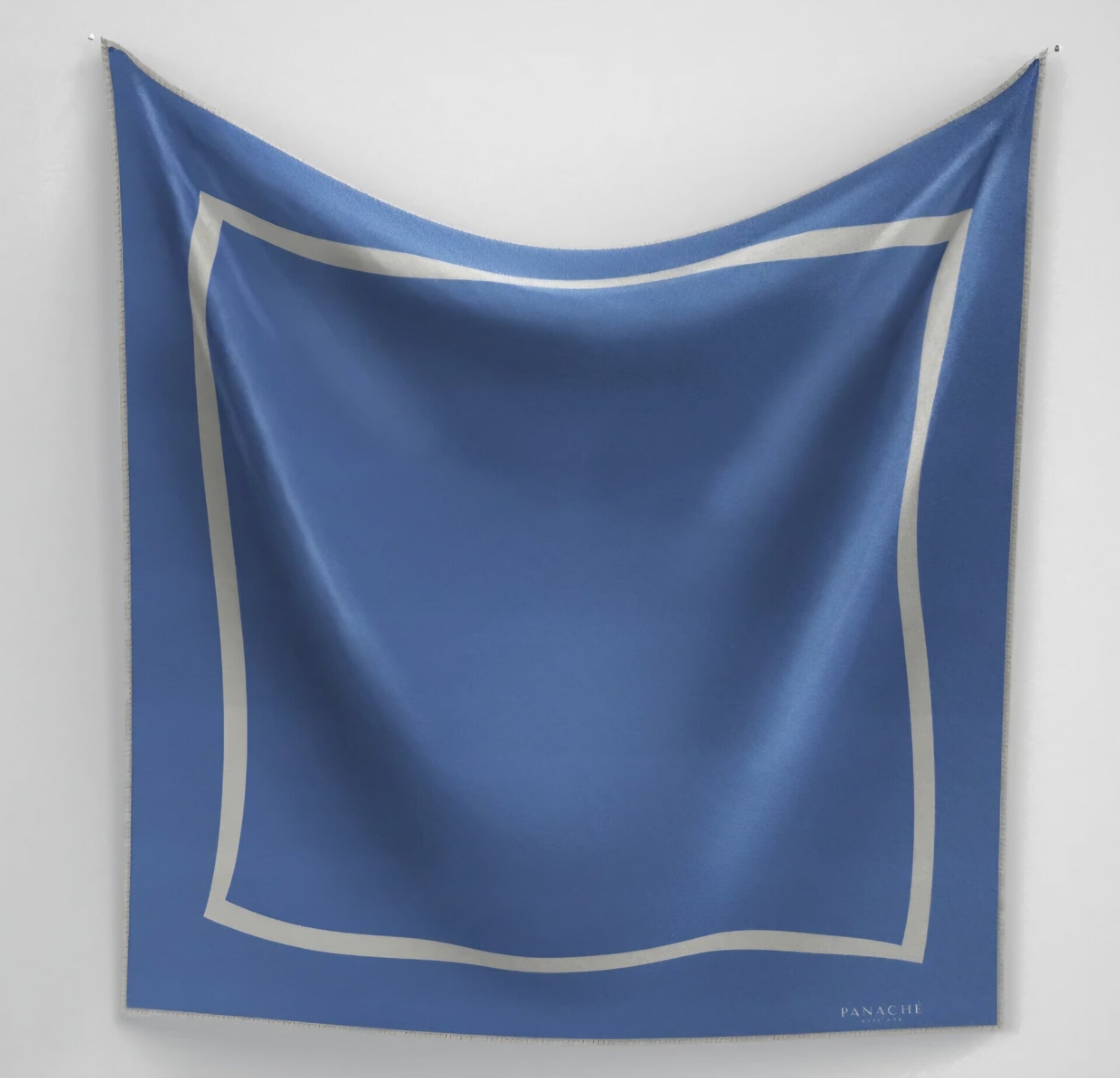 Panache scarf classique border blue