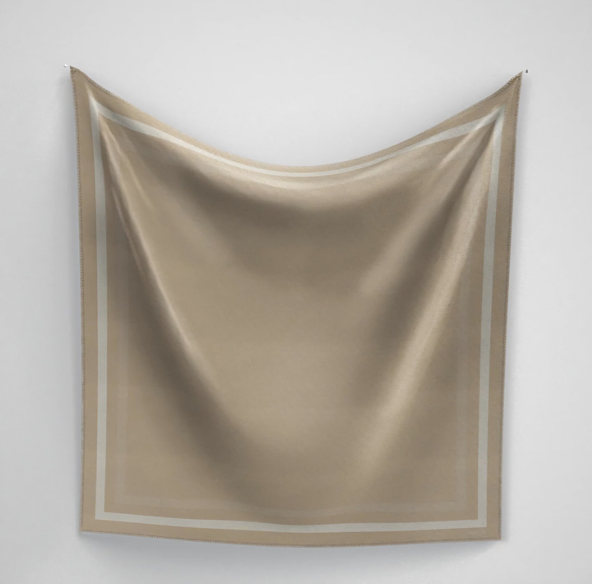 Panache scarf classique border biege