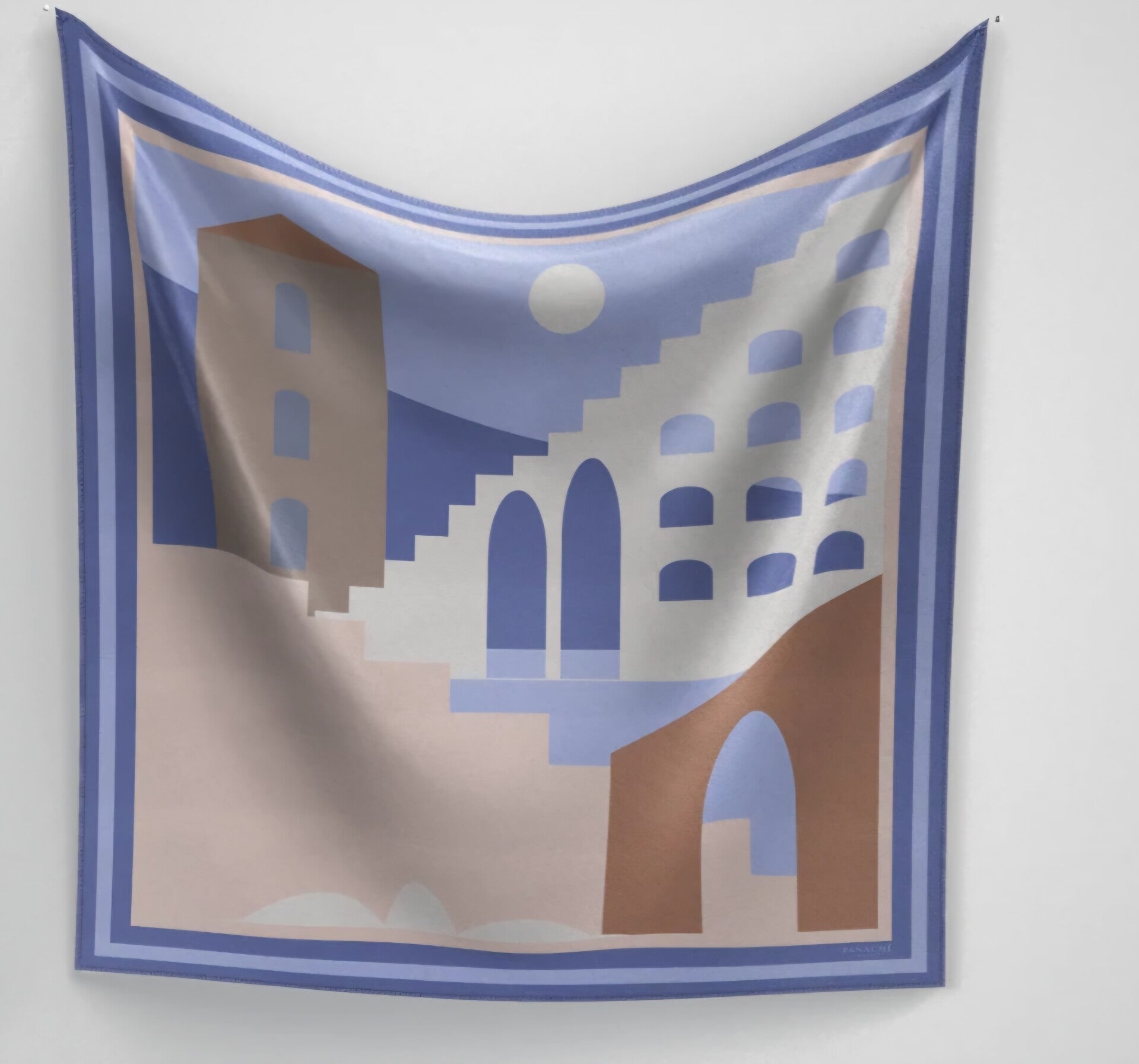 Panache scarf abstract night