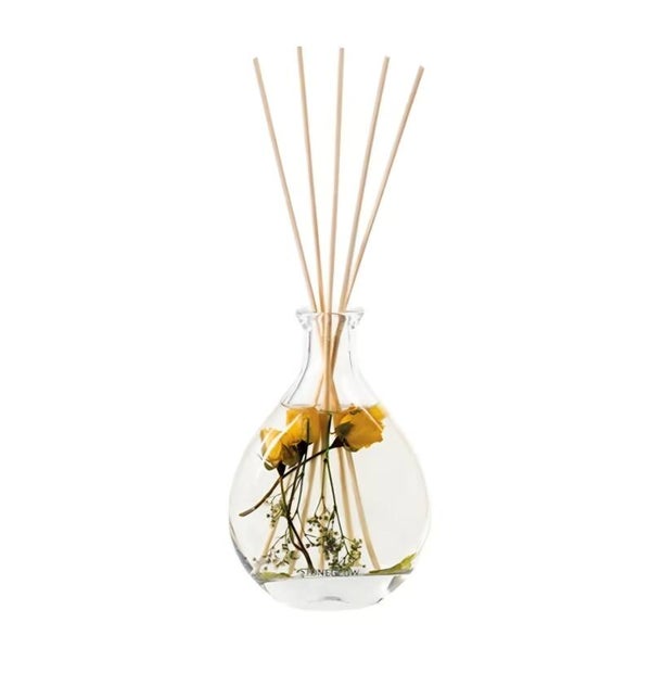 STONEGLO yellow tea rose reed diffuser