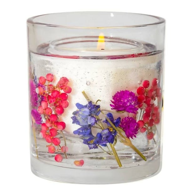 STONEGLOW wild berries and rose gel candle