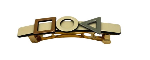 Panache geometric barette clips