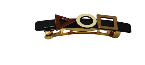 Panache geometric barette clips