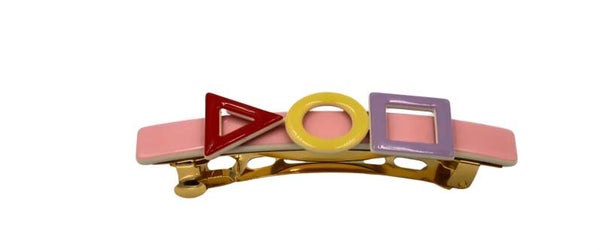 Panache geometric barette clips