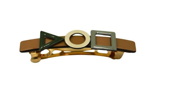 Panache geometric barette clips