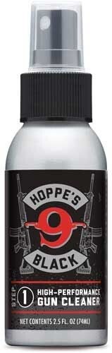 HOPPES BLACK GUN CLEANER 2 OZ. ALUMINIUM PUMP BOTTLE