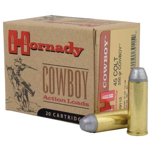 Hornady Cowboy .45 LC 255 gr FN Handgun Ammo - 20/box