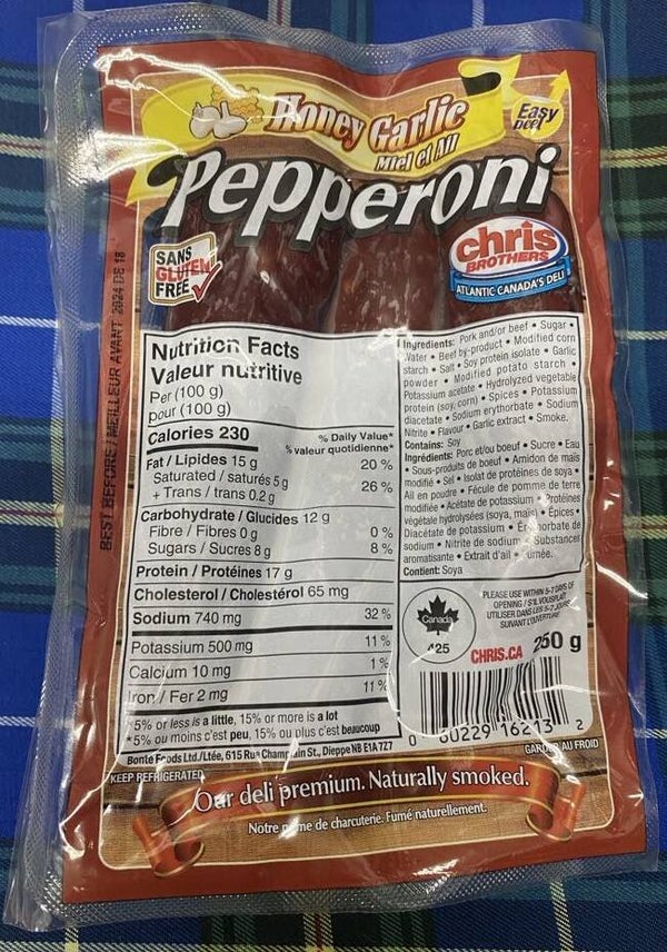 Honey Garlic Pepperoni - 3 Pack