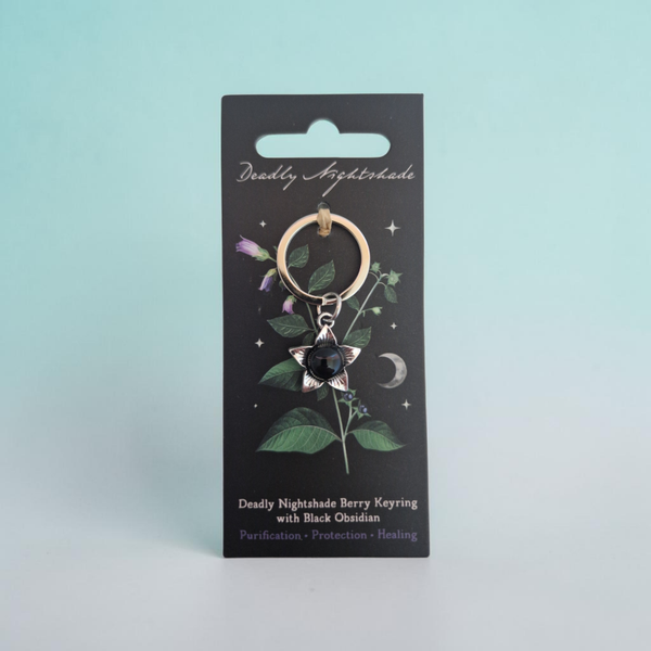 Obsidian - Purification, Protection, Healing - Keyring