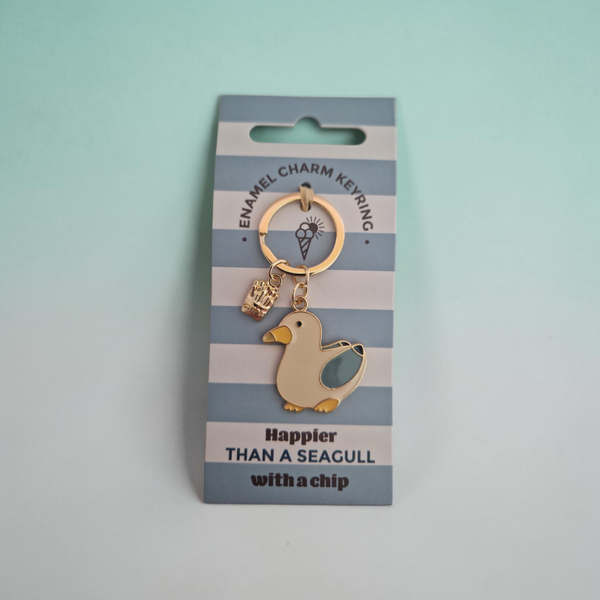 Happier than a Seagull with a Chip Keyring