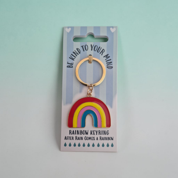 Rainbow - Be Kind to Your Mind - Keyring