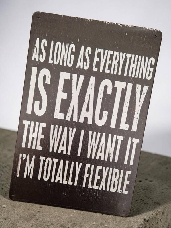 Totally Flexible Sign