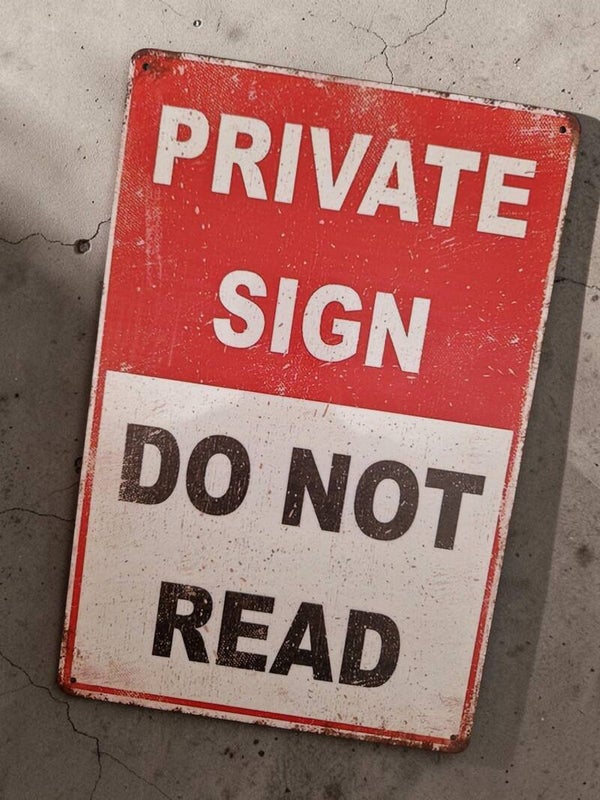Private Sign