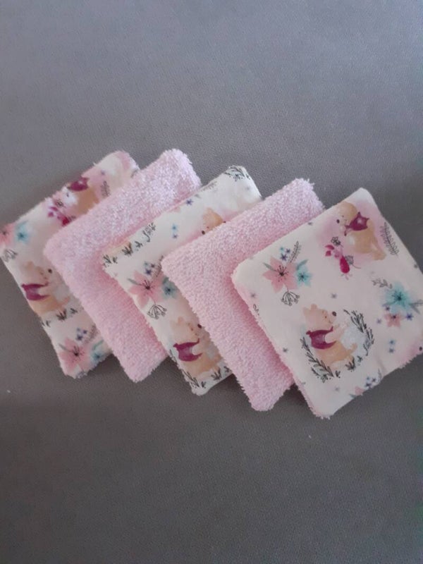 Lingettes lavables winnie l'ourson