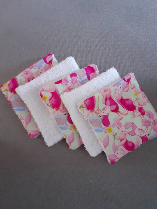Lingettes lavables porcinet