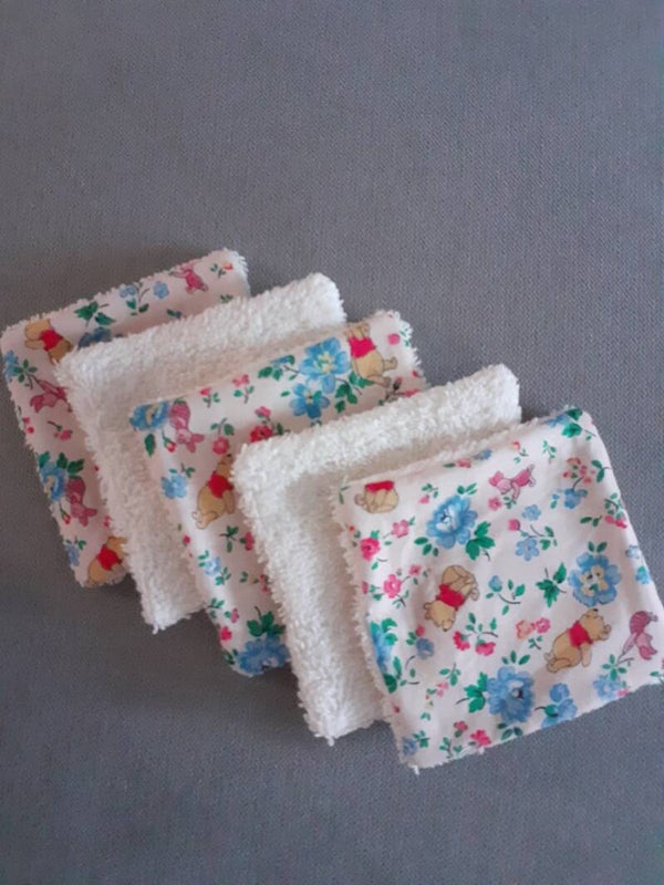 Lingettes lavable winnie l'ourson