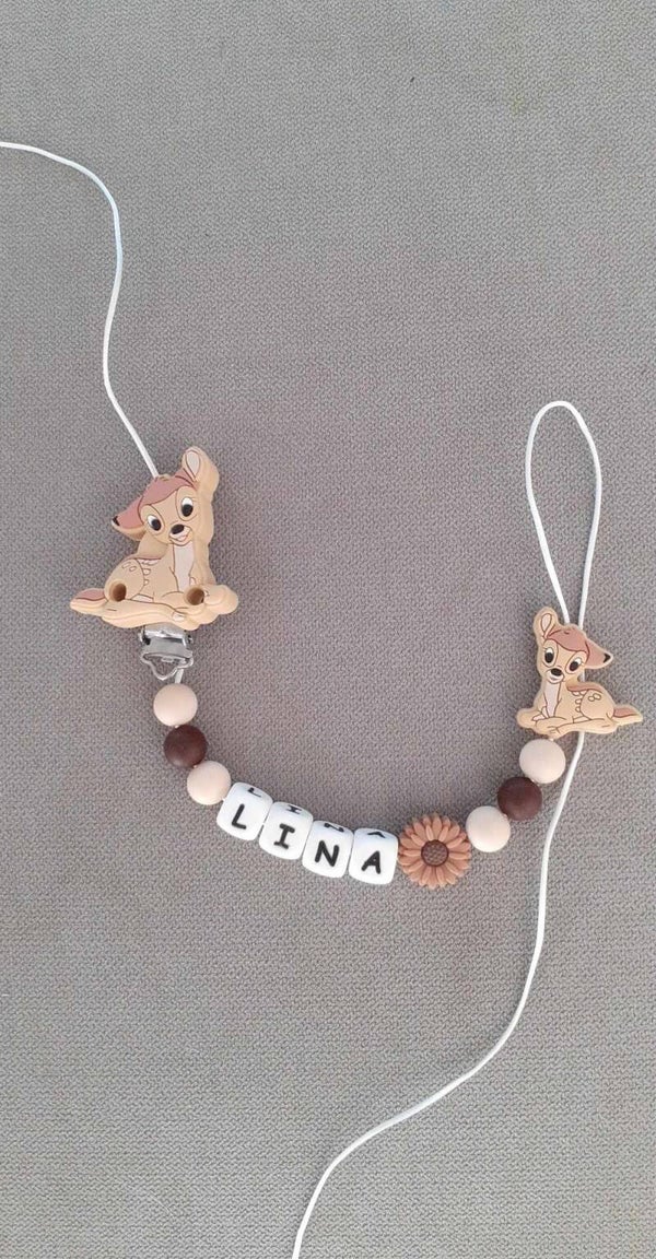 Attache-tetine bambi