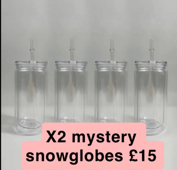 X2 mystery snowglobes