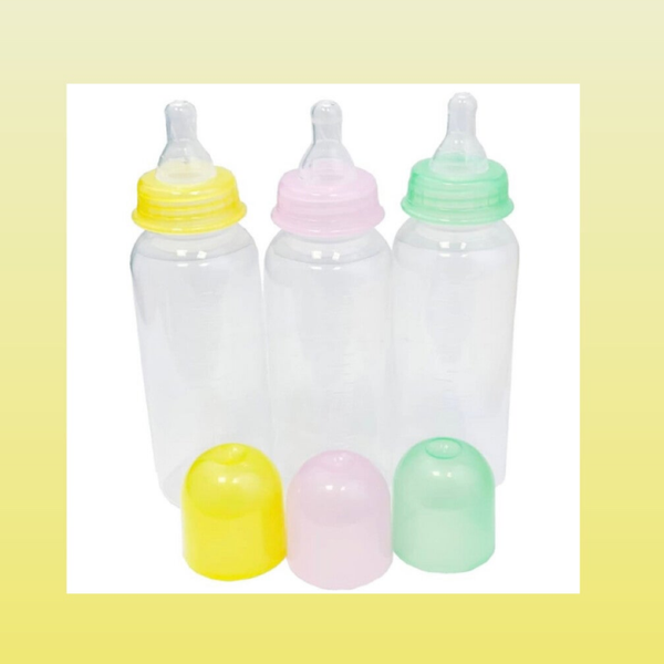 Colour baby bottles